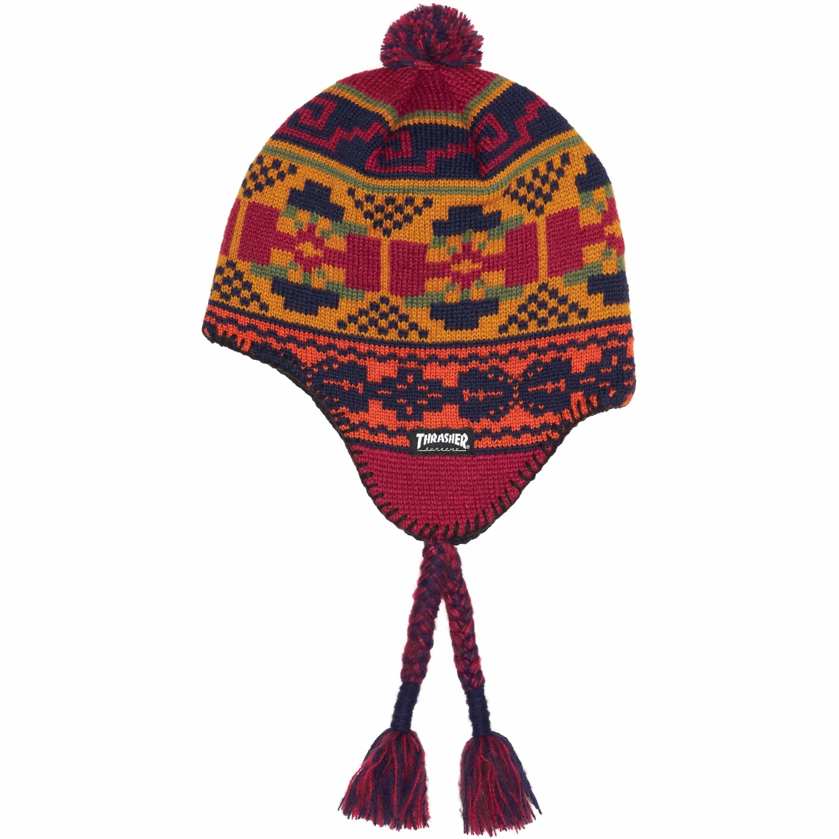 Supreme®/Thrasher® Earflap Beanie view 3